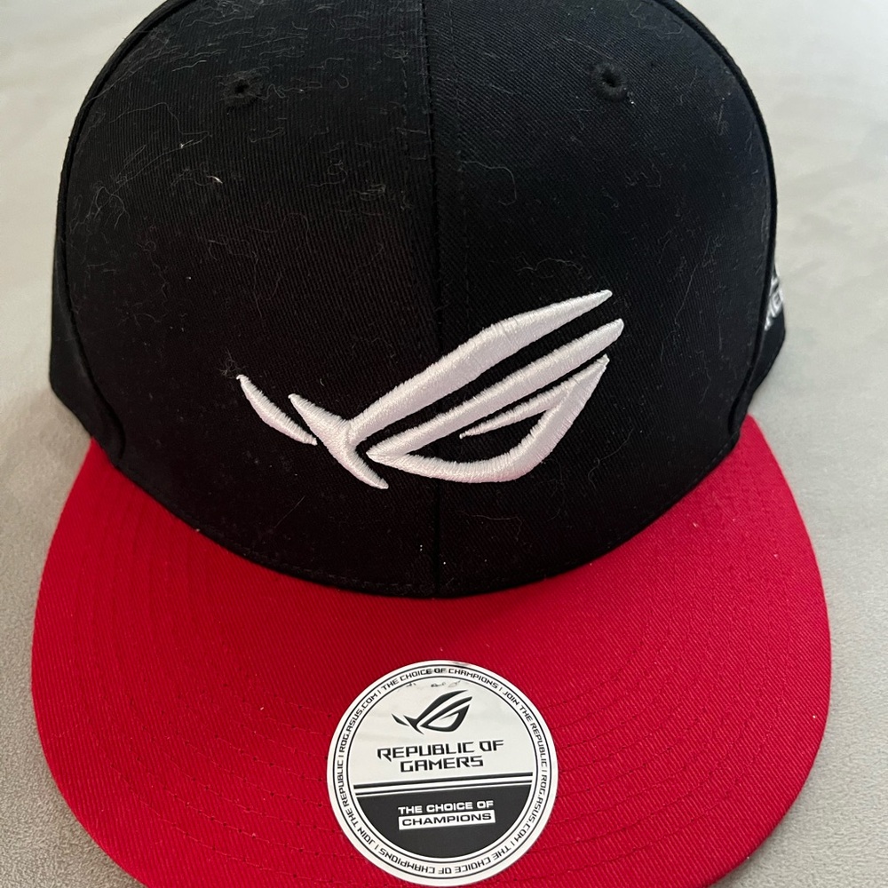 New Republic of Gamers Black and Red Cap